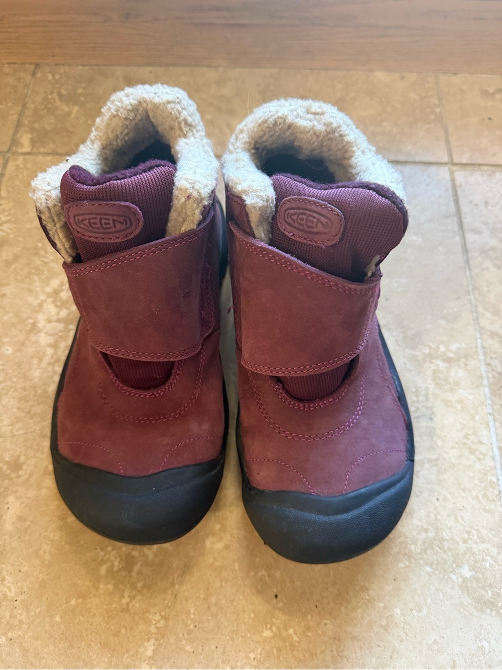 Keen Kids Plum Winter Boot with Black Toe